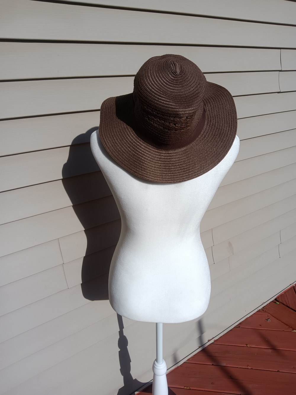 C.C Brown Wide-Brim Summer Straw Hat